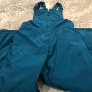 LANDS END SKI BIBS YOUTH 14+- turquoise!